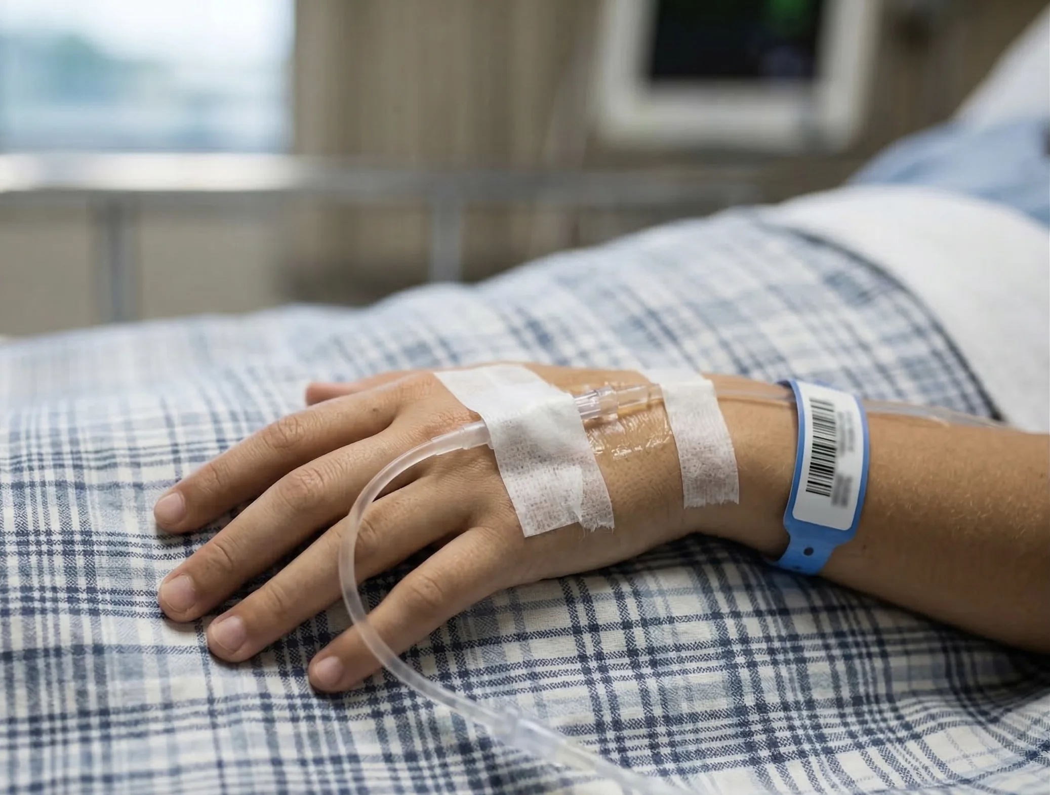 Patient receiving care