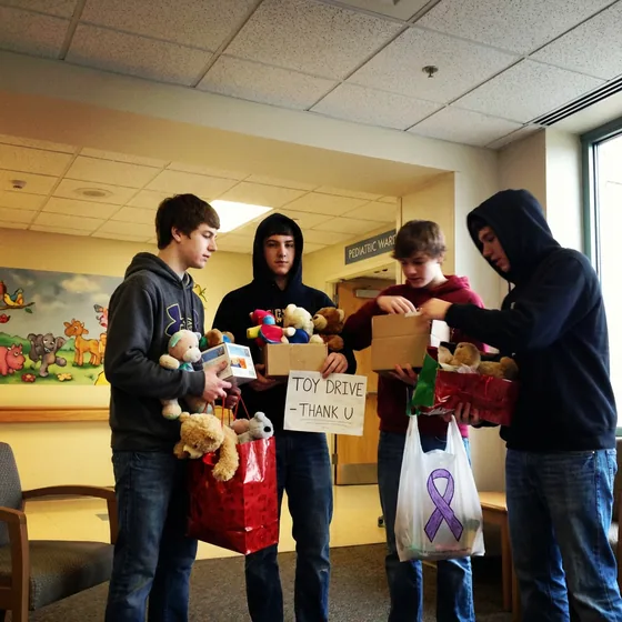Toy donation drive at Lurie Children's Hospital