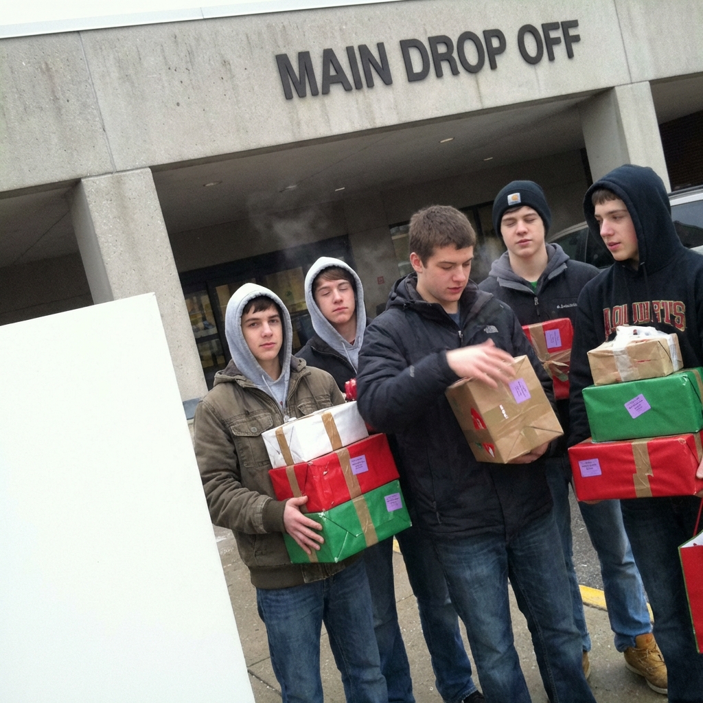 Holiday Care Package Distribution