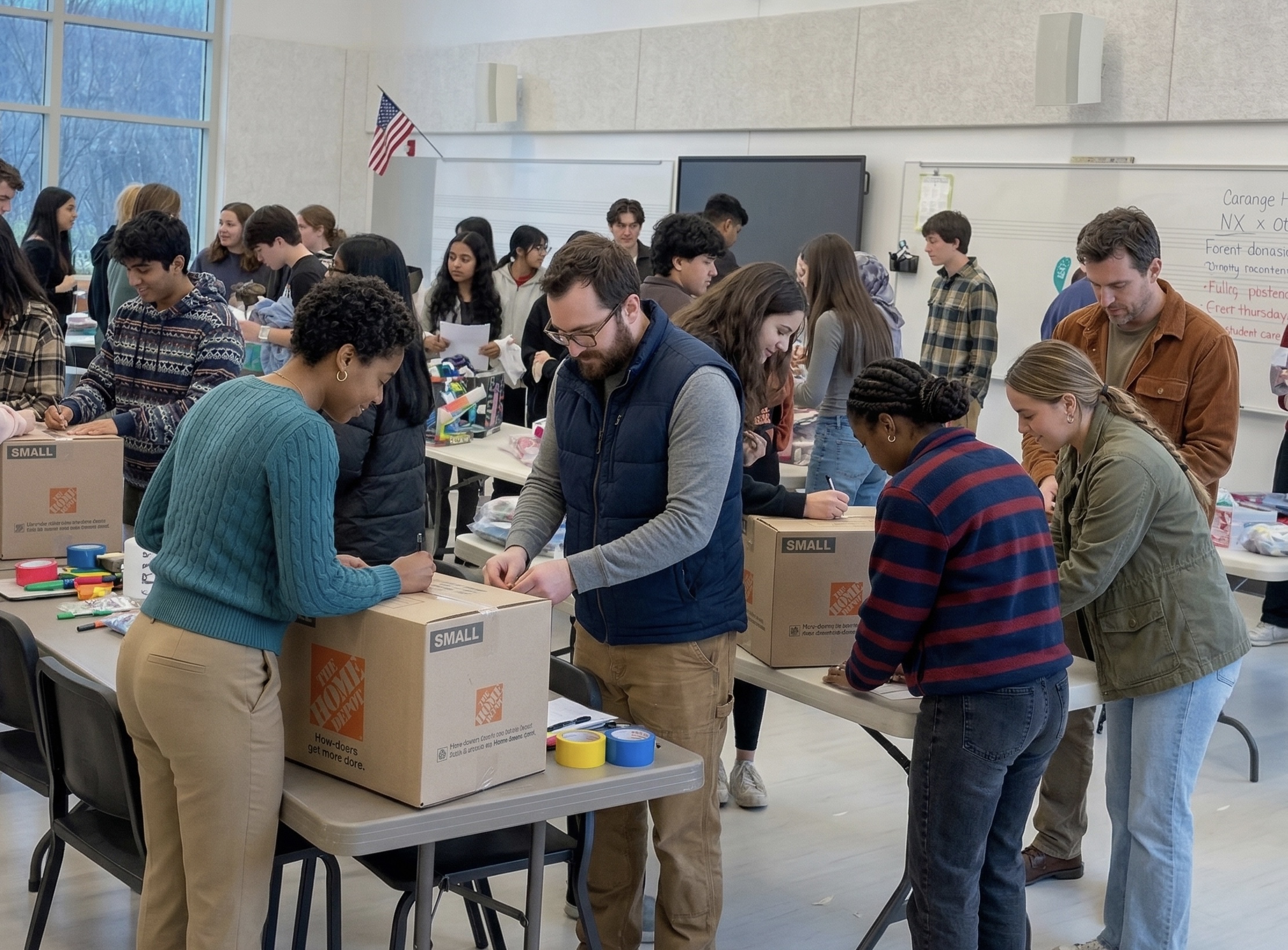 Care Package Assembly Event