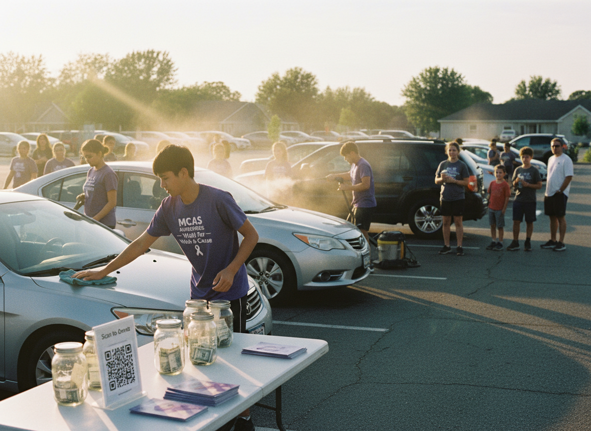 Student Fundraiser Detailing Event