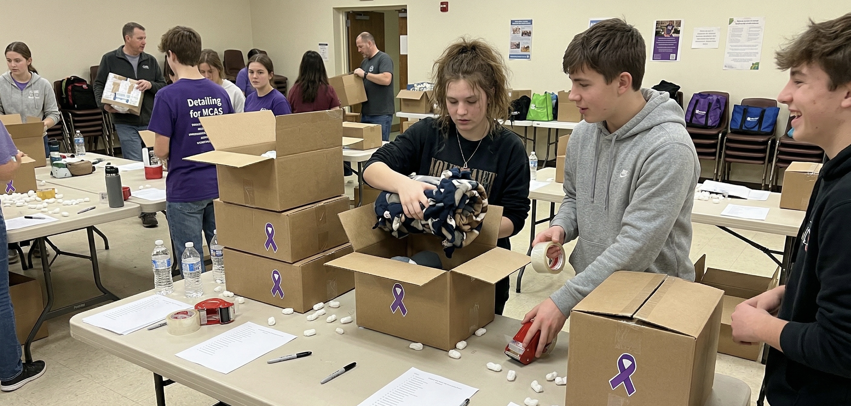 Care Package Assembly Event — June 3, 2023